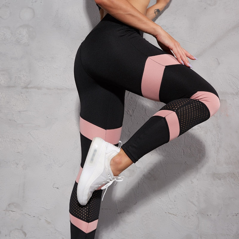 Salspor Striped Yoga Pants