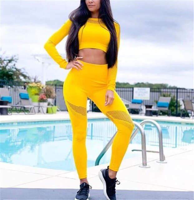 CEODOGG Seamless Workout Yoga Sets