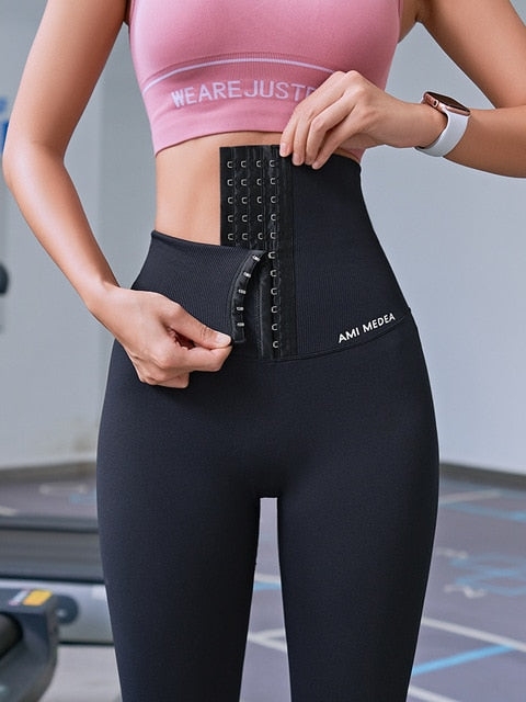 Yoga Pants High Waist Cinchers Shapewear Corset Stretchy