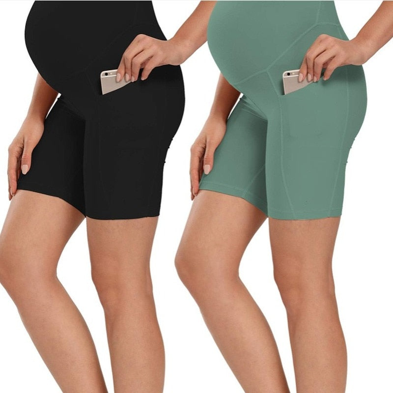 Plus Size S M L Xl Mama Maternity Sports Hip Yoga Safety Pants
