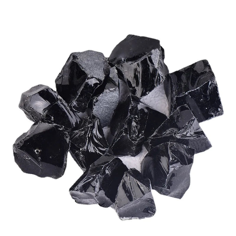 1PC Natural Raw Black Obsidian Quartz Stones Rough Rock Crystals Metaphysical Reiki Healing Size Energy Healing Stone