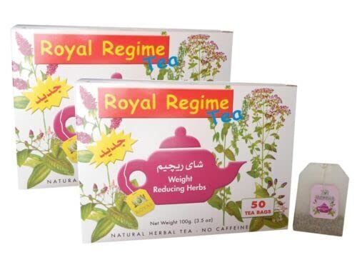 2 Packs of Royal Regime Tea 50 Sachetss (total 100 Sachets)