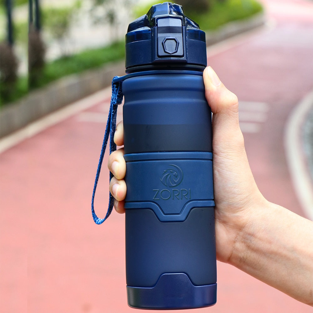 ZORRI Water Bottle Sport BPA Free Portable Gym Anti-fall Leak-proof Drinkware Outdoor Travel Camping Hiking Tritan Drink Bottle