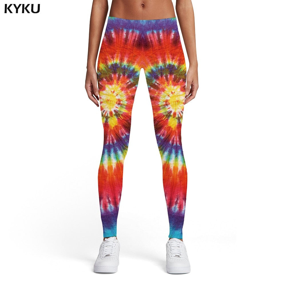 KYKU Lemon Leggings Women Fruit 3d Print Yellow Sexy Gothic Leggins Printed pants Womens Leggings Pants Fitness Bodybuilding