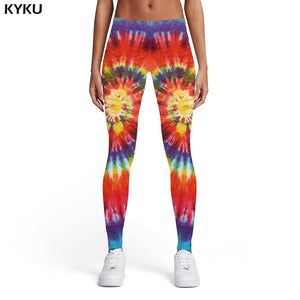KYKU Lemon Leggings Women Fruit 3d Print Yellow Sexy Gothic Leggins Printed pants Womens Leggings Pants Fitness Bodybuilding