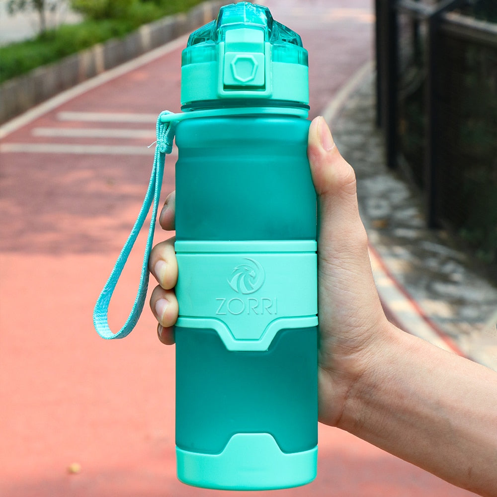 ZORRI Water Bottle Sport BPA Free Portable Gym Anti-fall Leak-proof Drinkware Outdoor Travel Camping Hiking Tritan Drink Bottle