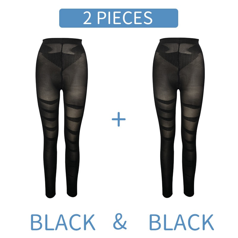 Anti Cellulite Compression Leggings Leg Shapewear Body Shaper Women Slimming Sheath Thigh Sculpting Slimmer Waist Trainer Pants