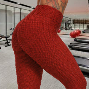 High waist Booty leggings sport Women Fitness Hemp yoga pants seamless workout gym leggings stretchy Scrunch butt running pants