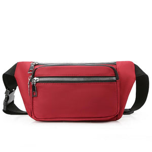 Fashion Oxford Cloth Waist Bag Zipper Chest Bag Sport Travel Girl Belly Pocket Hip Bum Bag Fashion Phone Fanny Pack for Women
