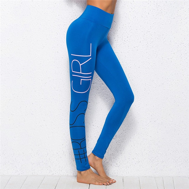 #Boss Girl Yoga Pants