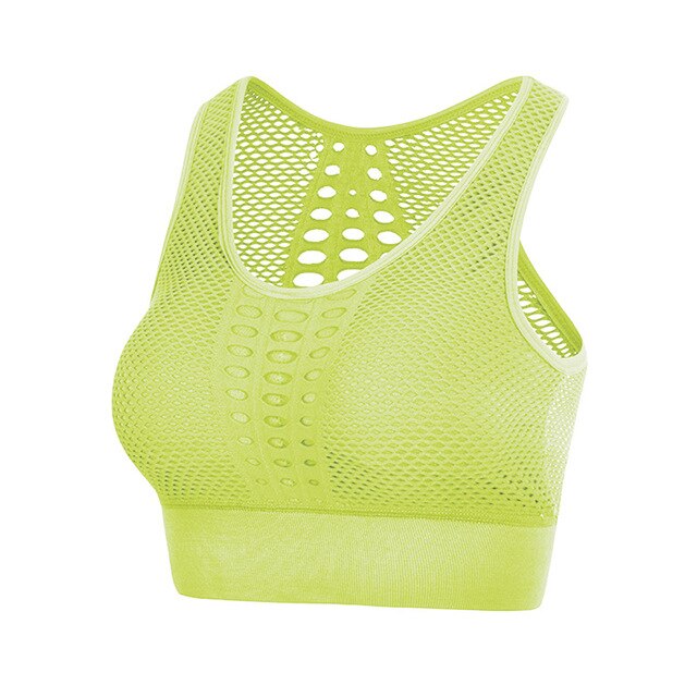 Racerback Sexy Sports Bras - High Impact Workout Gym Shockproof