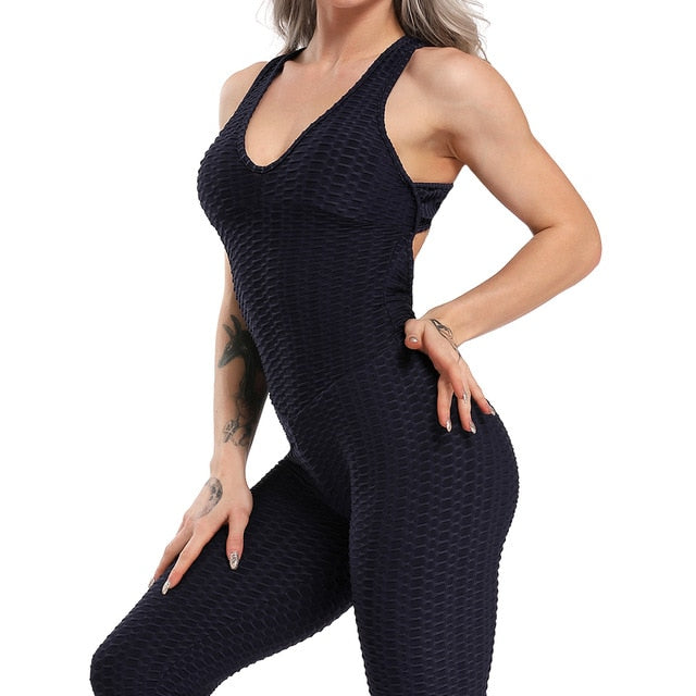 Fitness Women Sport Suit Jumpsuit