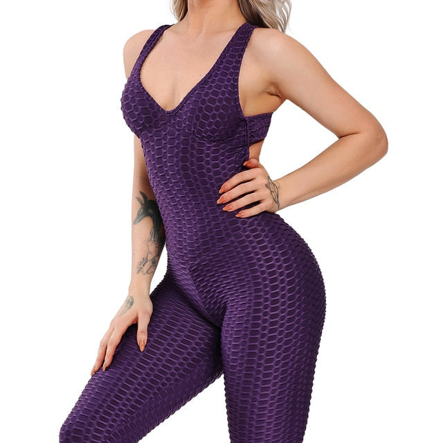 Fitness Women Sport Suit Jumpsuit