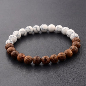8mm New Natural Wood Beads Bracelets  Ethnic Meditation