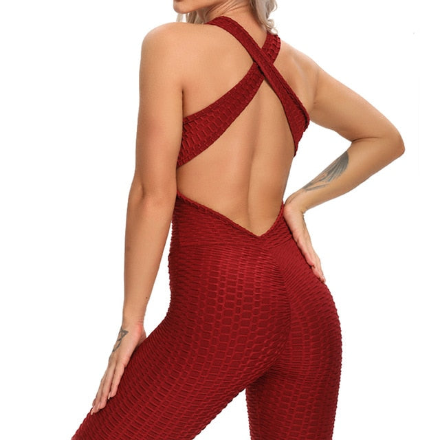 Fitness Women Sport Suit Jumpsuit