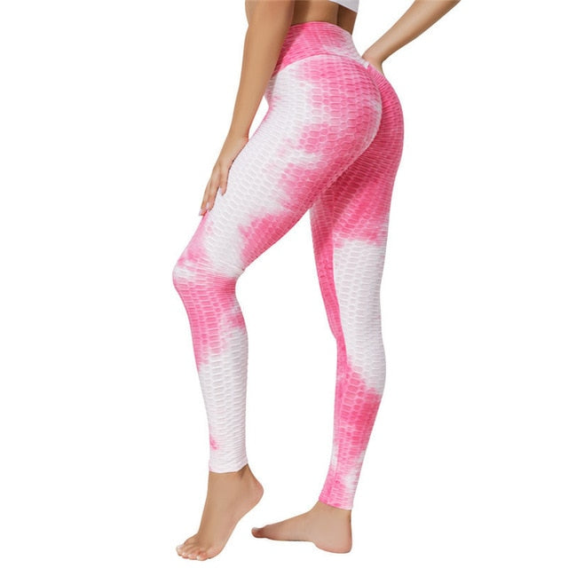 Push Up Printed Yoga Pants