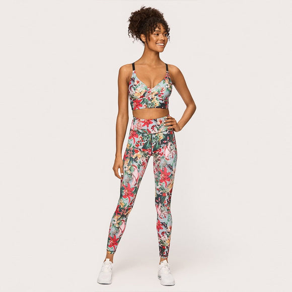 Huanwei Custom Printed Yoga Wear Set