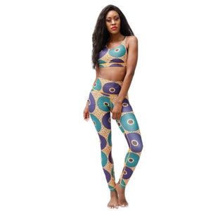 Yoga Wear African Prints Set