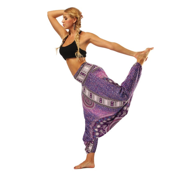 Bohemian Print Yoga Pants