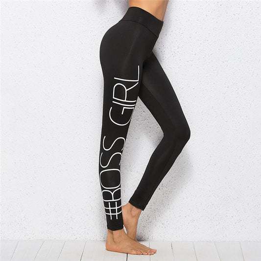 #Boss Girl Yoga Pants